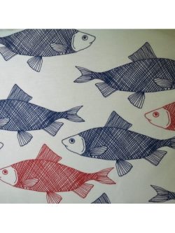Υφάσματα με ναυτικά και θαλασσινά σχέδια 4436