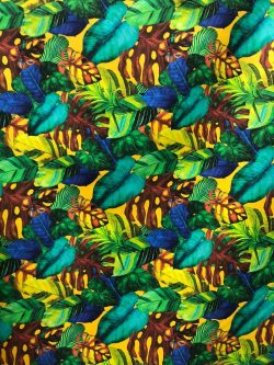 Καραβόπανο με Ψηφιακή Εκτύπωση Φύλλα 7415