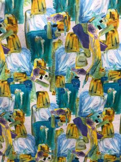 Καραβόπανο με Ψηφιακή Εκτύπωση Αφηρημένη Τέχνη 7419