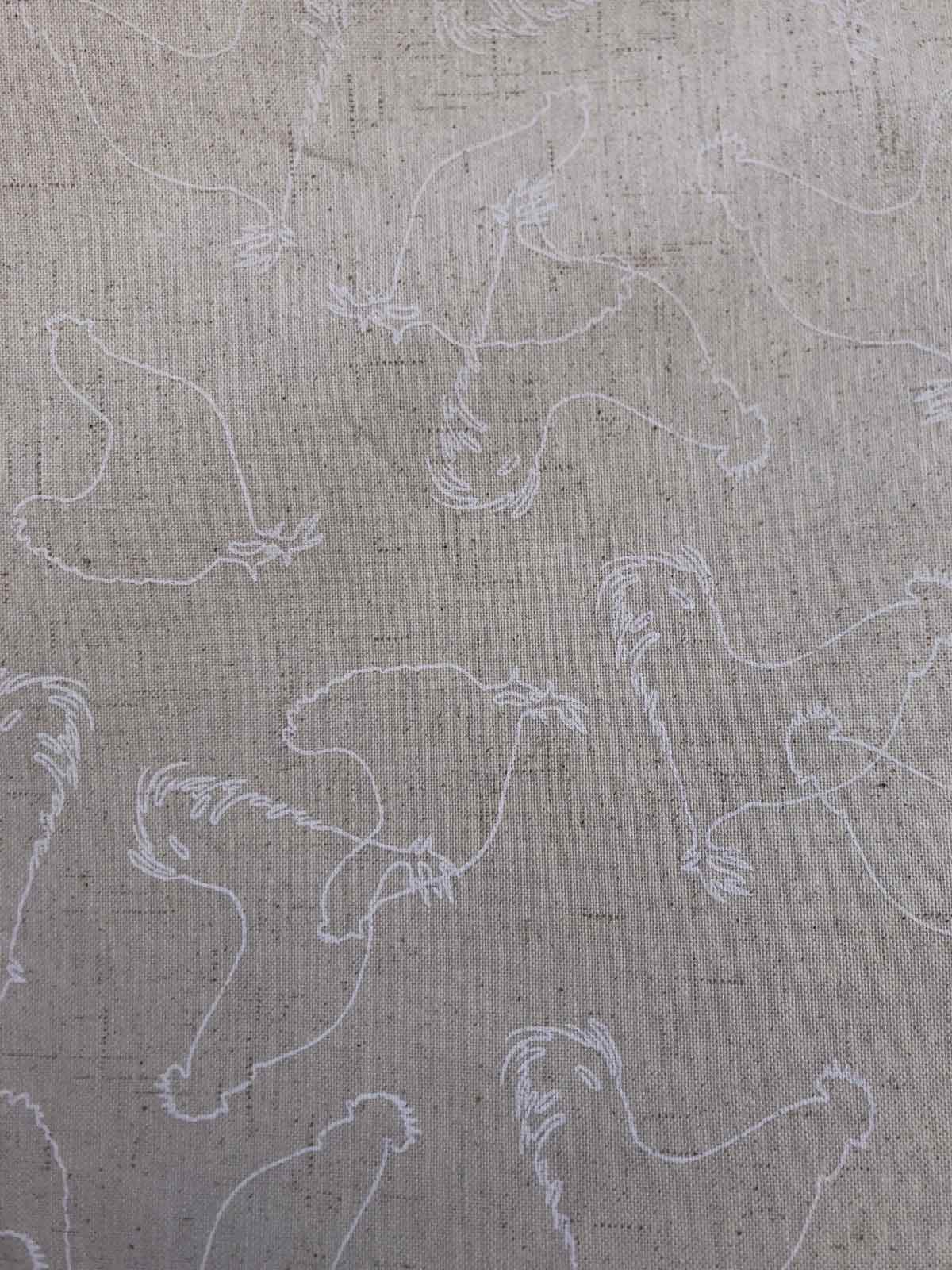 Καραβόπανο Περίγραμμα Κοκοράκι Μπεζ 11594