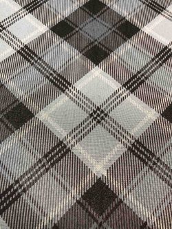 Στόφα Καρό Γκρι 12535