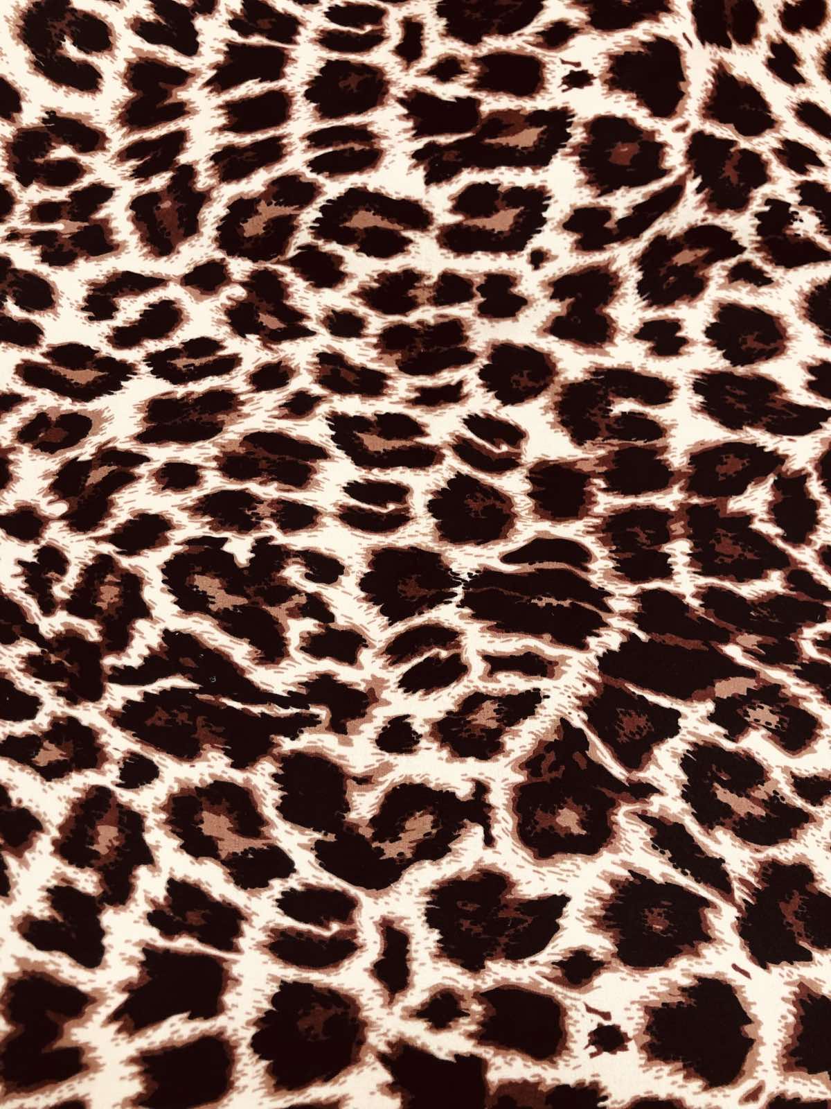 Βελούδο Λεοπάρ Μπεζ Φάρδος 1.40 13307