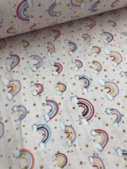 Ύφασμα φανέλα Παιδικό Ροζ 13405