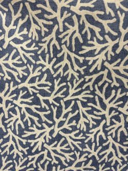 Αδιάβροχο Πλαστικοποιημένο Κοράλια Μπλε 14957