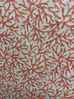 Αδιάβροχο Πλαστικοποιημένο Κοράλια Κοραλί 14958