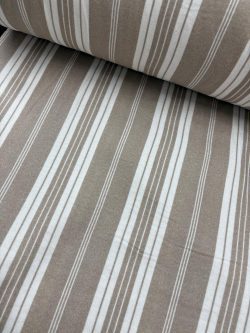 Ύφασμα φανέλα Ριγέ Μπεζ 14936